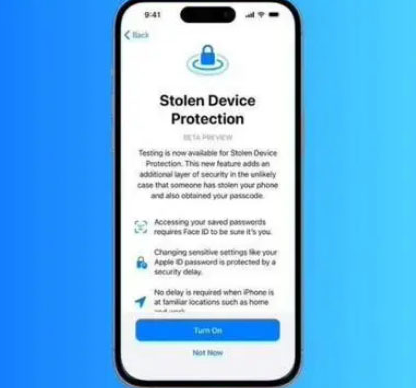 金山苹果授权维修店分享被盗设备保护功能开启方法 