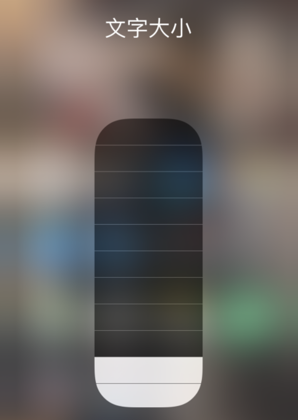 金山苹果手机维修分享小技巧：在 iPhone 控制中心快速调节字体大小 